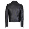 Men's Black Diamond Quilted Biker Leather Jacket