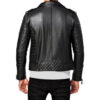 Men's Black Vintage Slim Fit Real Leather Jacket