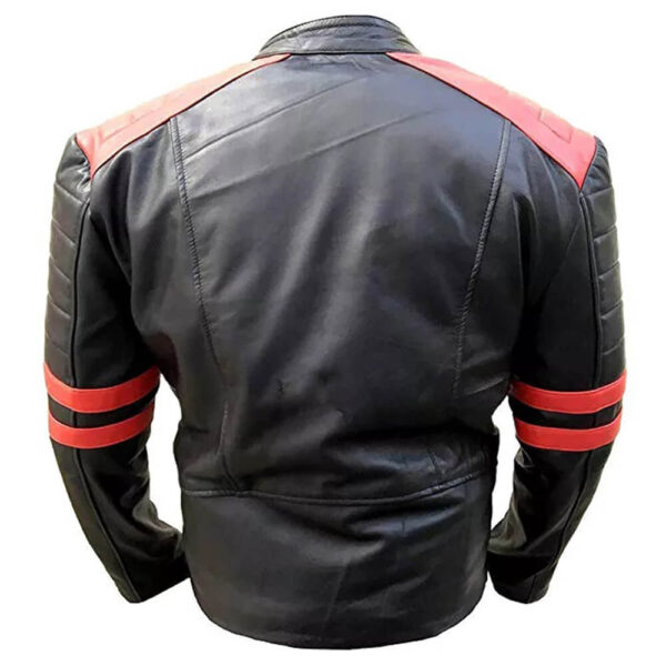 Men's Fight Club Brando Black Leather Jacket