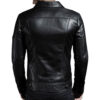 Men's Slim Fit Black Biker Leather Jacket