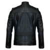 Men’s Vintage Retro Black Biker Leather Jacket