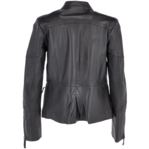 Women's Black Roadmaster Leather Biker Jacket