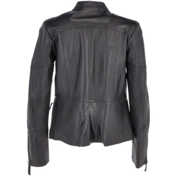 Women's Black Roadmaster Leather Biker Jacket